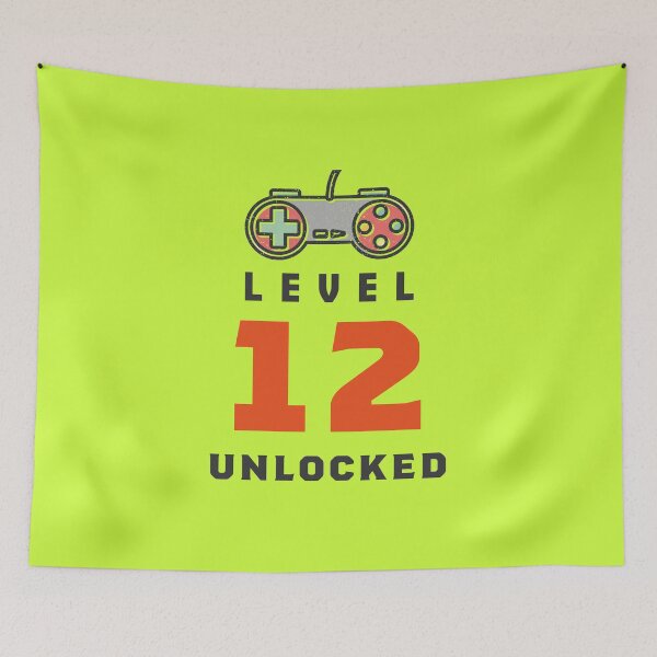Item preview, Level 12 Unlocked Retro, Funny Video Gamer 12th Birthday Gift, 12 Years Old Vintage designed and sold by Boom-llqb.