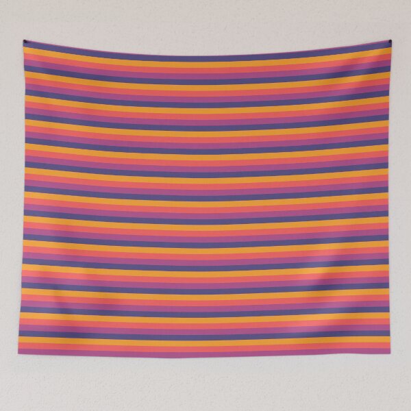 Item preview, Multi Color Stripes  designed and sold by Colourfultree INDIA.