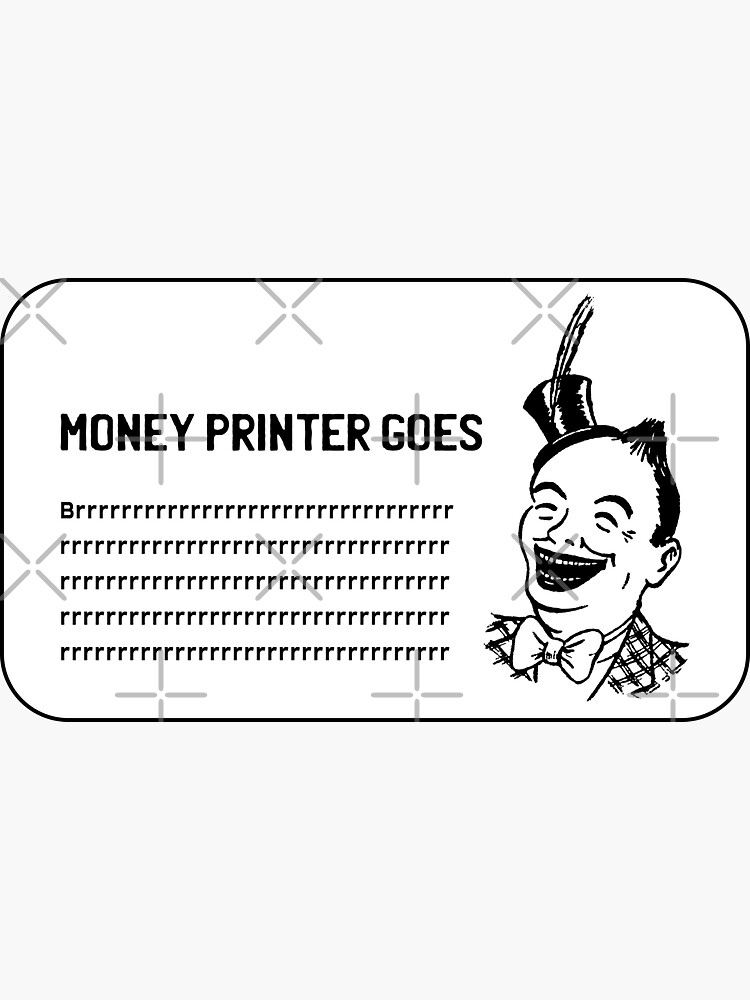 Make money not memes Sticker for Sale by inkonyx