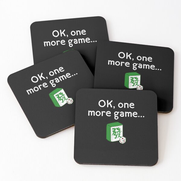 Item preview, Ok, One More Game! Funny Mahjong Lover designed and sold by Dressed For  Duty.