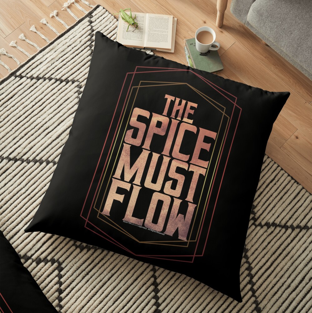 The spice must flow-Dune Movie- Baron Harkonnen Floor Pillow