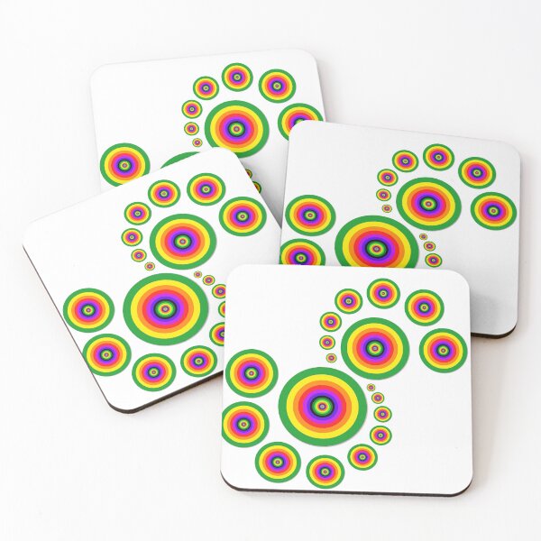 Item preview, Rainbow Circle Pattern Design II Green designed and sold by San005Chau96.