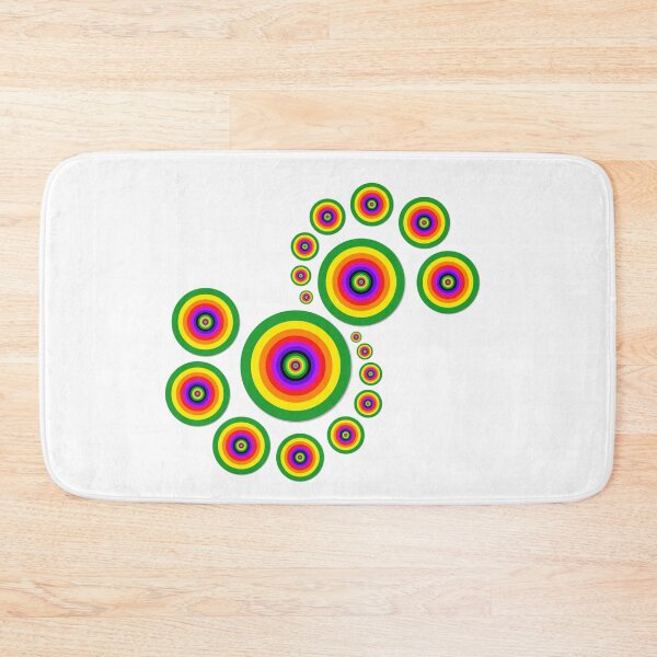 Item preview, Rainbow Circle Pattern Design II Green designed and sold by San005Chau96.