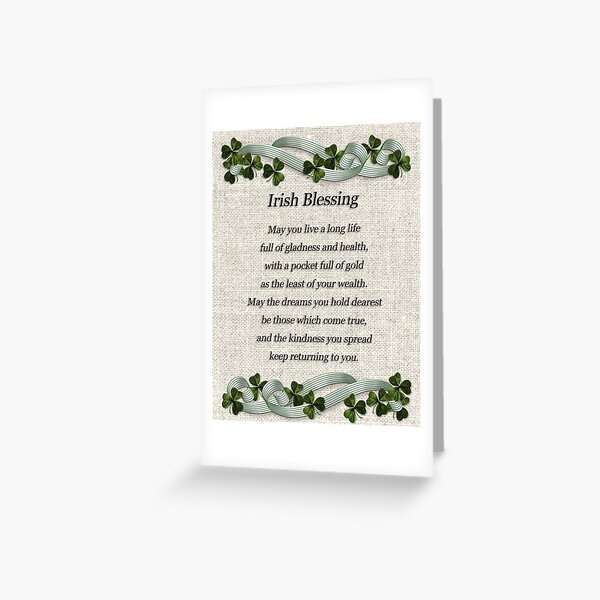 Item preview, Irish Blessing Art designed and sold by Irisangel.