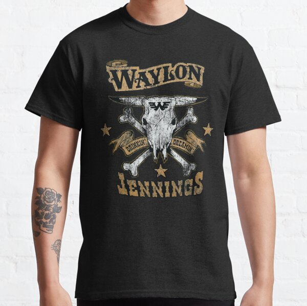 Waylon Jennings Logo Design Classic T-Shirt