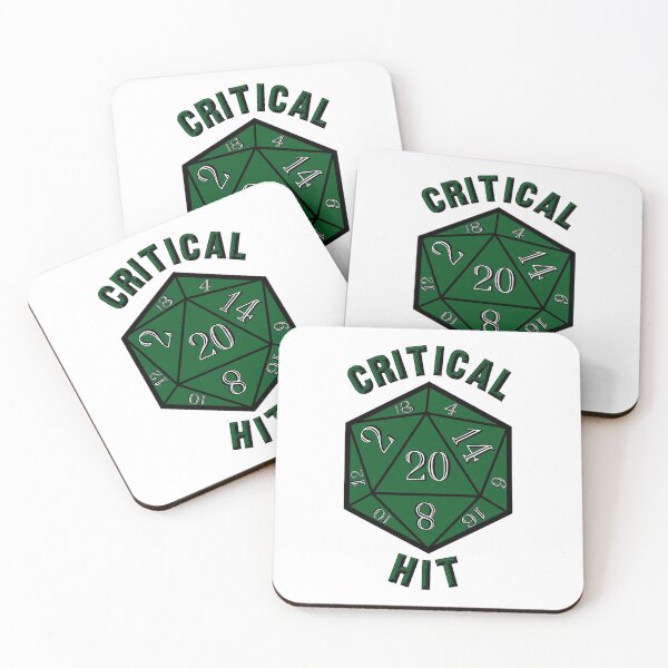 Item preview, Critical Hit Dungeons and Dragons D20 Dice Green designed and sold by Geek-Shack.