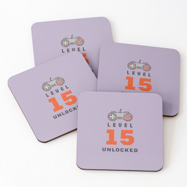 Item preview, Level 15 Unlocked Retro, Funny Video Gamer 15th Birthday Gift, 15 Years Old Vintage designed and sold by Boom-llqb.