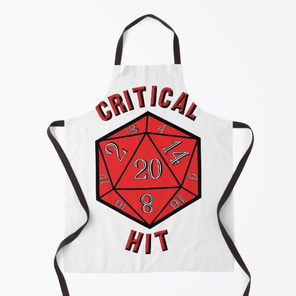 Item preview, Critical Hit Dungeons and Dragons D20 Dice Red designed and sold by Geek-Shack.