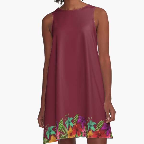TW2US Summer Floral A-Line Dress