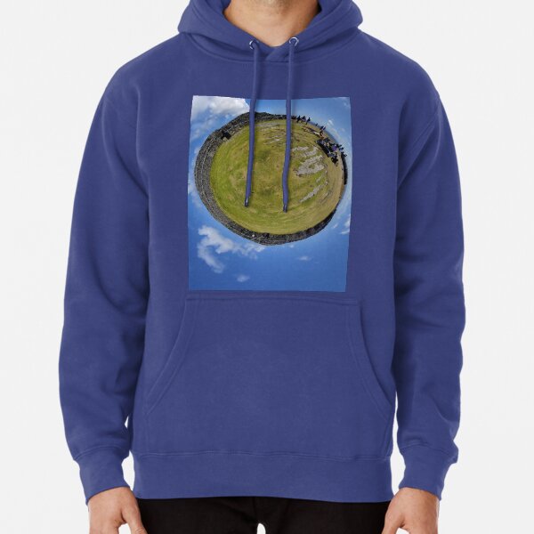 Fortified Ball - Inside Dun Aengus stone fort Pullover Hoodie