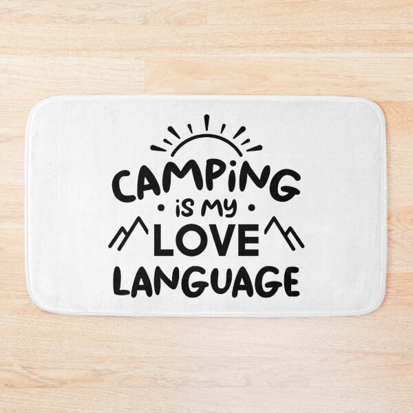 Item preview, Camping Is My Love Language (Black) designed and sold by FilipeFerreira.