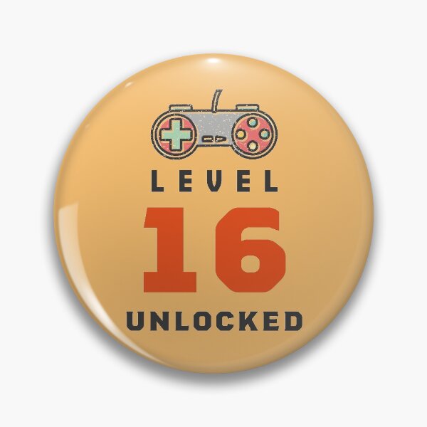 Artikelvorschau, Level 16 entsperrt Retro, lustiger Videospieler 16. Geburtstagsgeschenk, 16 Jahre alt Vintage entworfen und verkauft von Boom-llqb.
