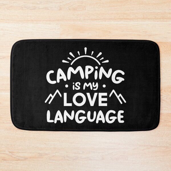 Item preview, Camping Is My Love Language (Black BG) designed and sold by FilipeFerreira.