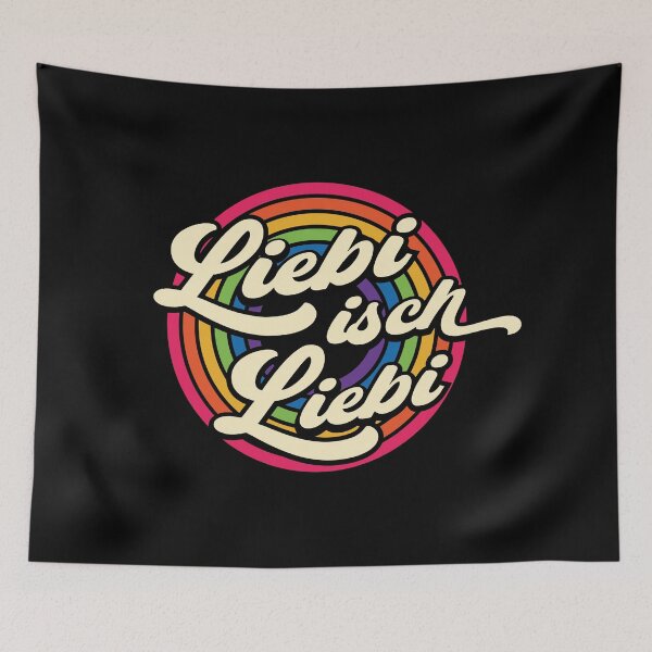 Item preview, Swiss German LGBT Retro Rainbow Design - Ehe für alle! designed and sold by Helvetioes.