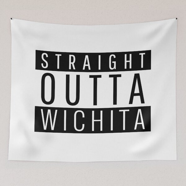 Item preview, Straight Outta Wichita Kansas  designed and sold by Teelogic.