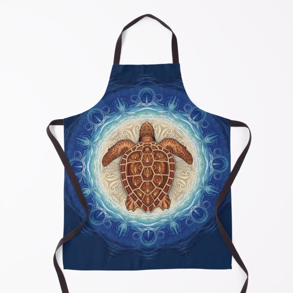 Item preview, Loggerhead Sea Turtle Mandala designed and sold by PaleoPanthera.