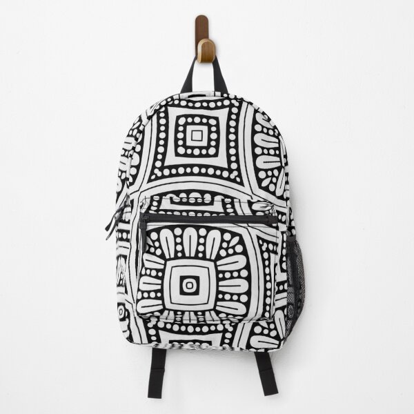 Item preview, Geometric Black and White Monochrome Pattern designed and sold by Vic Torys ☆.
