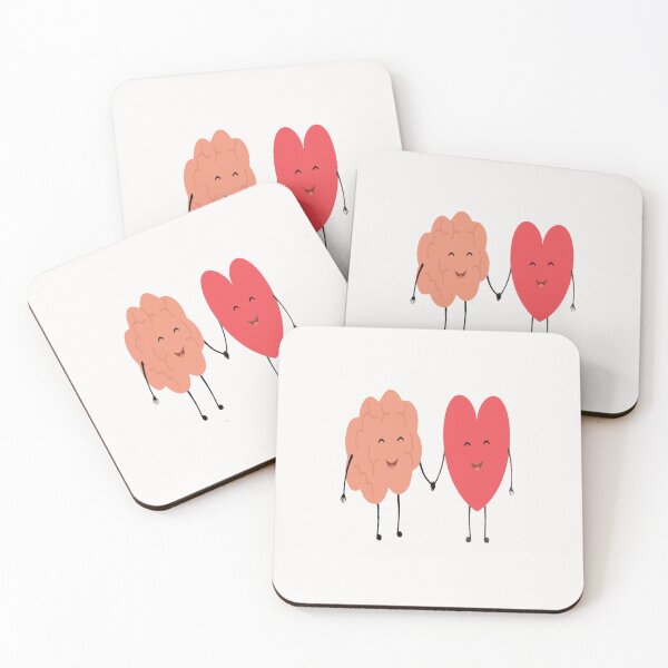 Item preview, Brain and heart handshake t-shirt  designed and sold by angel1818.