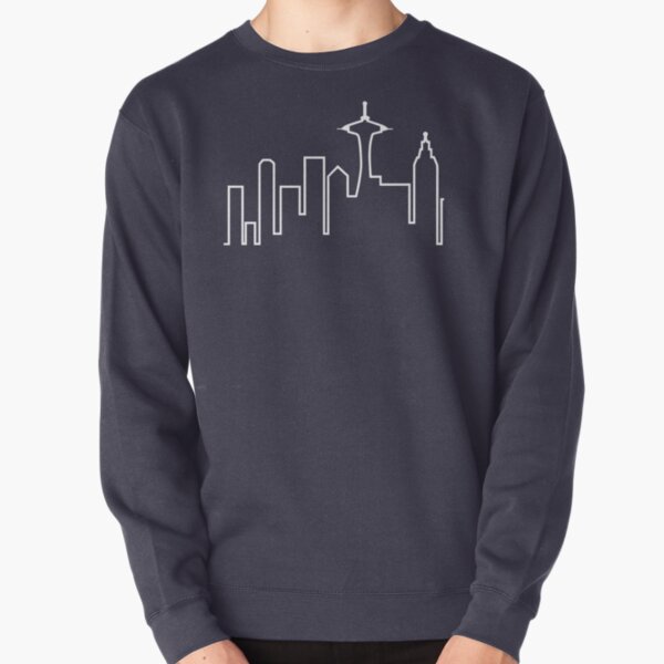 Skyline de Seattle (Frasier) Sudadera sin capucha