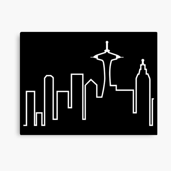 Seattle Skyline (Frasier) Canvas Print