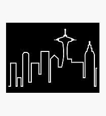 Seattle Skyline (Frasier) Photographic Print