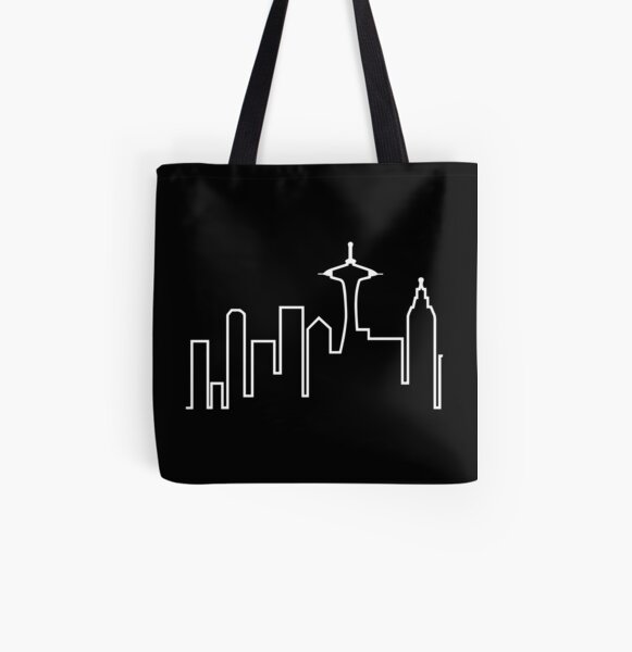Seattle Skyline (Frasier) All Over Print Tote Bag