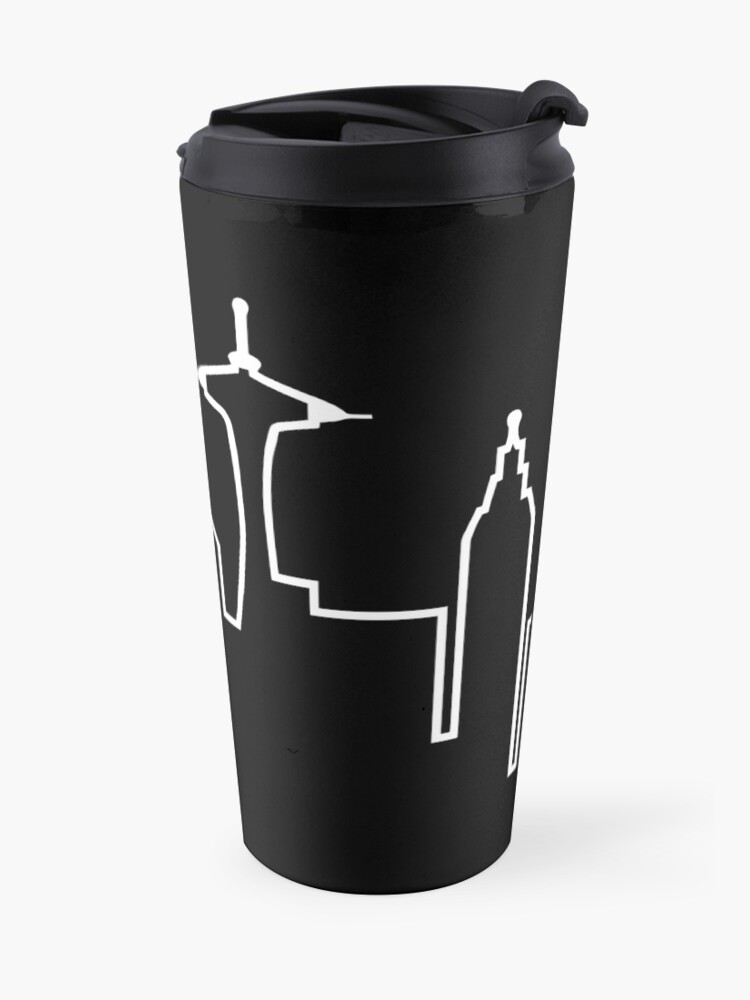 Alternate view of Seattle Skyline (Frasier) Travel Mug