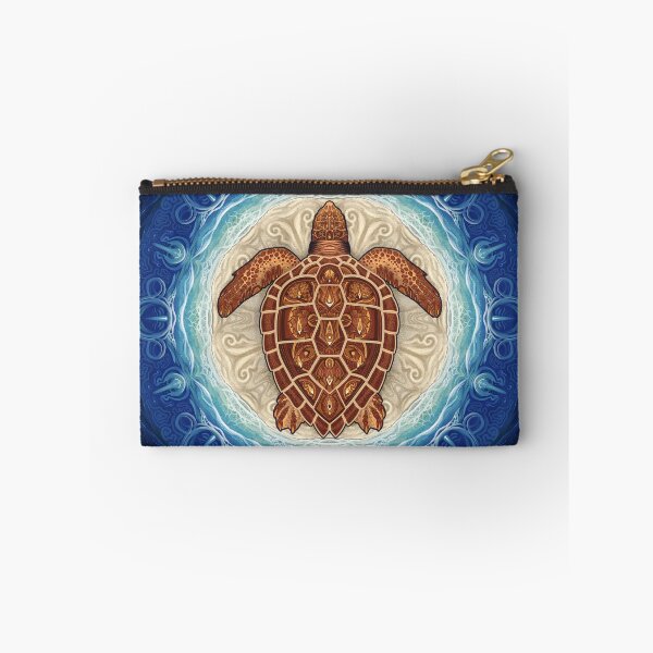Item preview, Loggerhead Sea Turtle Mandala designed and sold by PaleoPanthera.