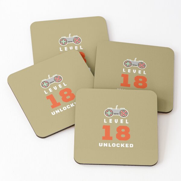 Item preview, Level 18 Unlocked Retro, Funny Video Gamer 18th Birthday Gift, 18 Years Old Vintage designed and sold by Boom-llqb.