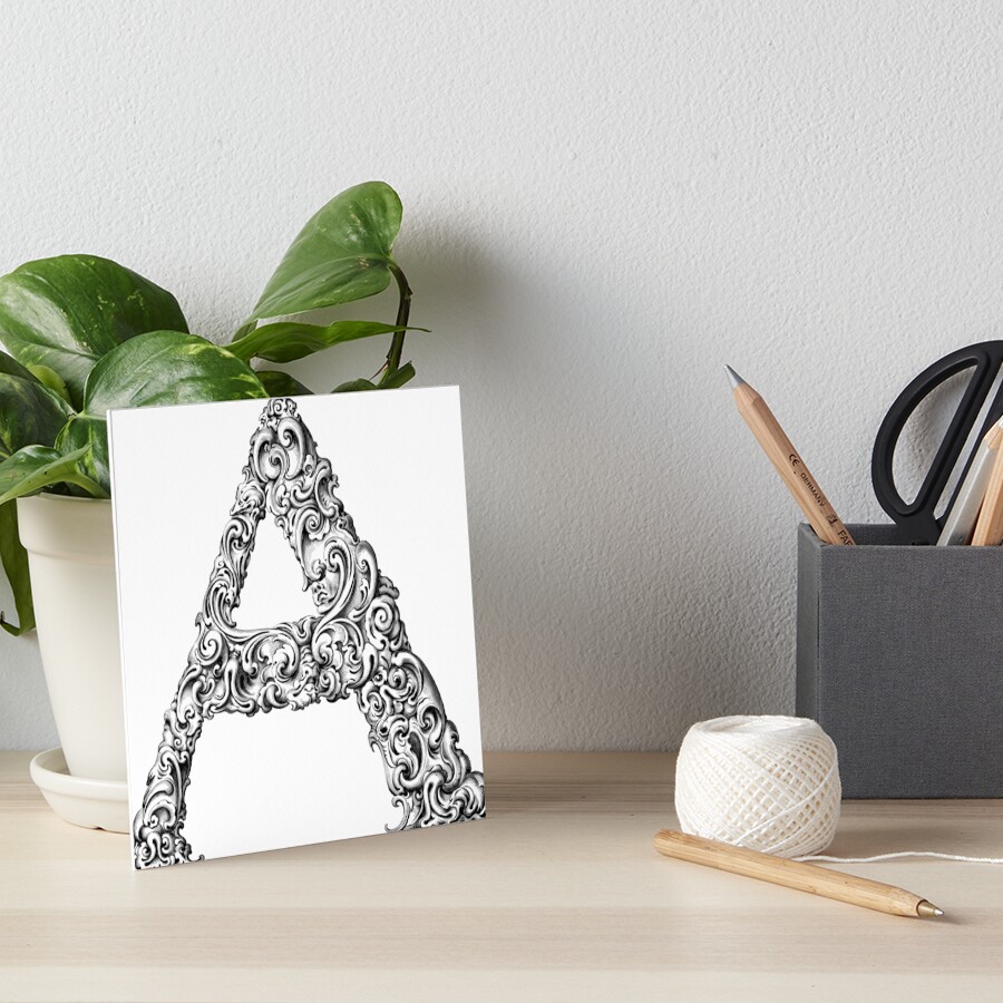 "first names that start with A" Art Board Print for Sale by snam13