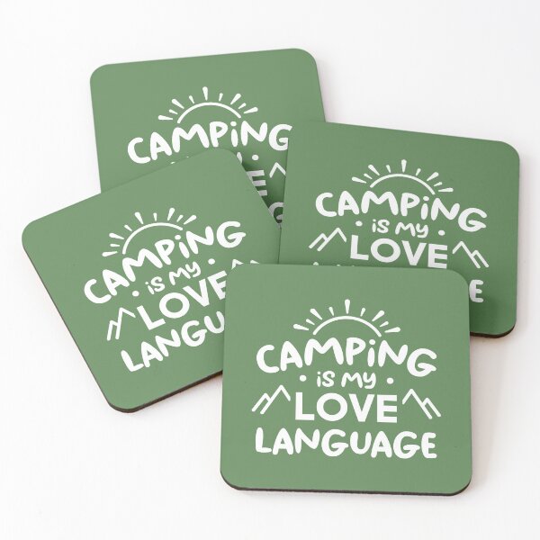 Item preview, Camping Is My Love Language (Green BG) designed and sold by FilipeFerreira.