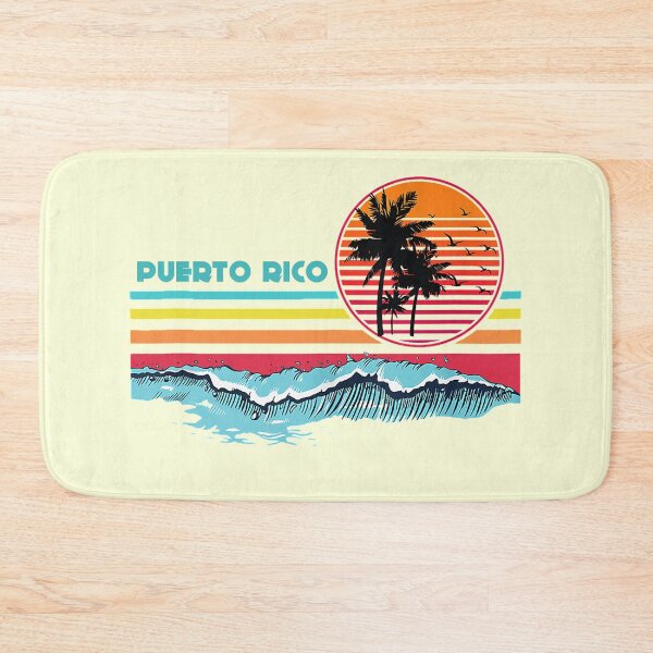 Item preview, Puerto Rico Retro Sunset Palm Tree Vintage 80's 70's Style designed and sold by ETIndustries.