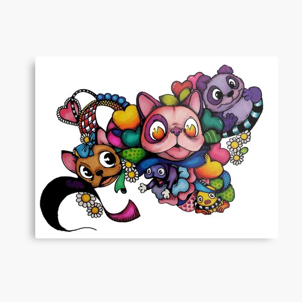 Vividoocritters Metal Print