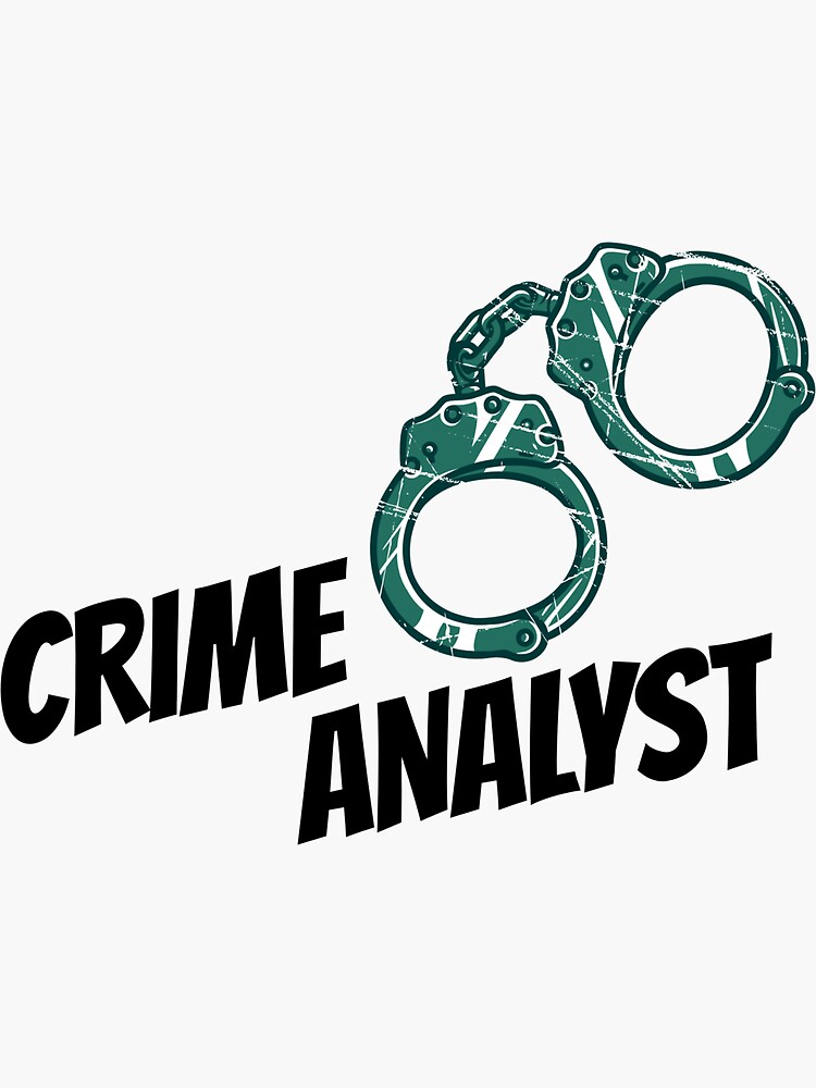 crime-analyst-handcuffs-sticker-for-sale-by-cjacobsdesigns-redbubble