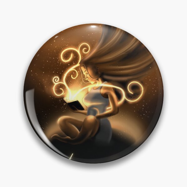 Item preview, Glowing digital drawing "Addicted to reading " designed and sold by MariseGallery.