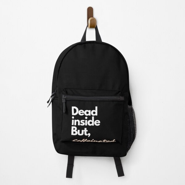 Item preview, Dead inside but caffeinated designed and sold by Navoda Ishari.