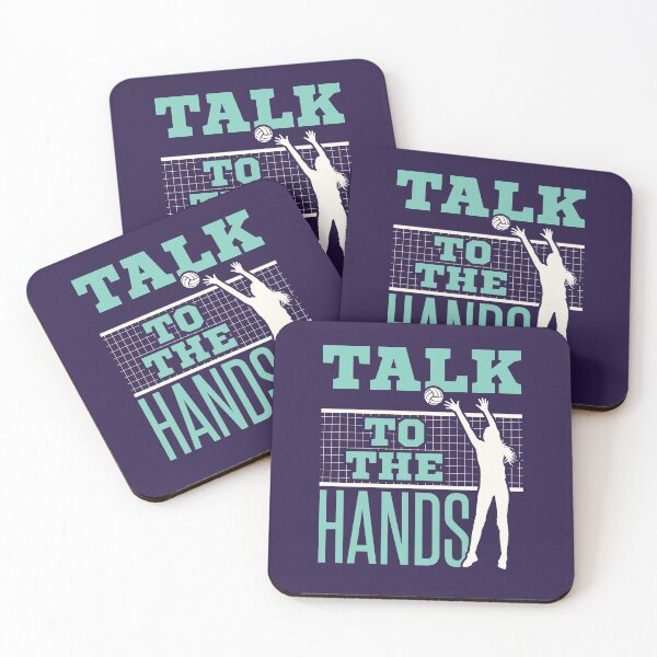 Item preview, Funny Volleyball Middle Blocker Talk to the Hands designed and sold by jaygo.