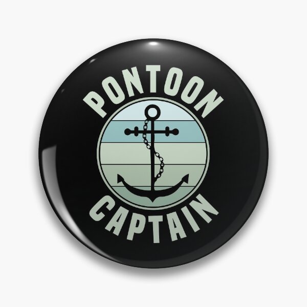Item preview, Pontoon captain Retro anchor | Gifts for pontoon owners designed and sold by Violet Treasures.