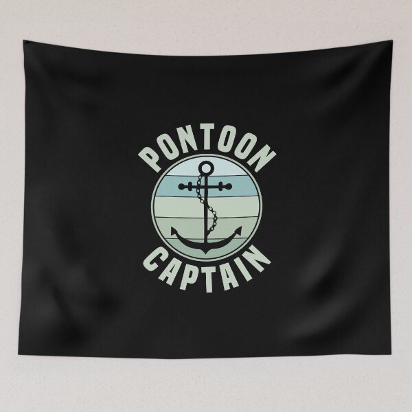Item preview, Pontoon captain Retro anchor | Gifts for pontoon owners designed and sold by Violet Treasures.