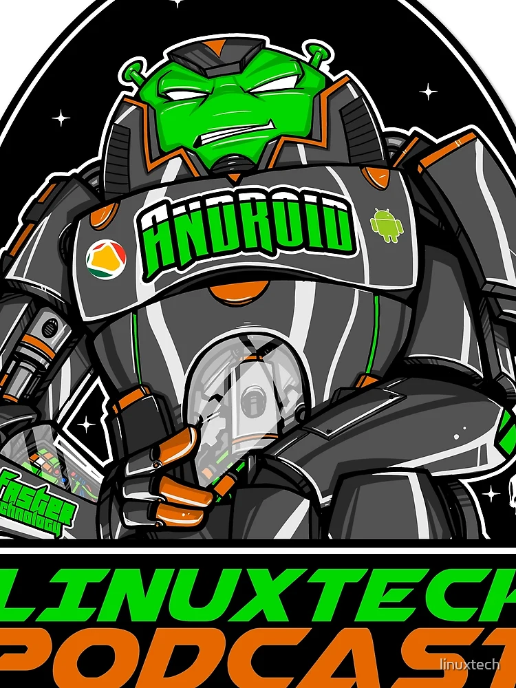 Thumbnail 3 of 3, Scarf, Android designed and sold by linuxtech.