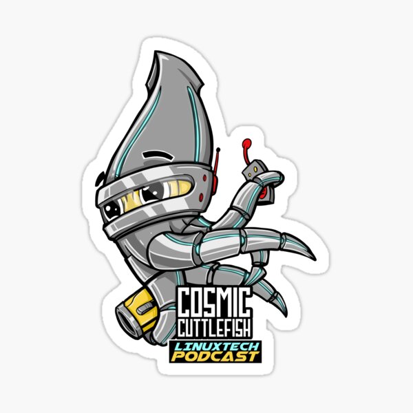 Cosmic Cuttlefish Sticker