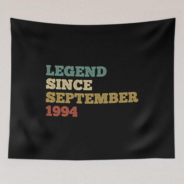 Item preview, legend since september 1994, 27th birthday shirt, 27th birthday ideas, september birthday shirt, september shirt, september birthday designed and sold by T-DESIGNEDZ.
