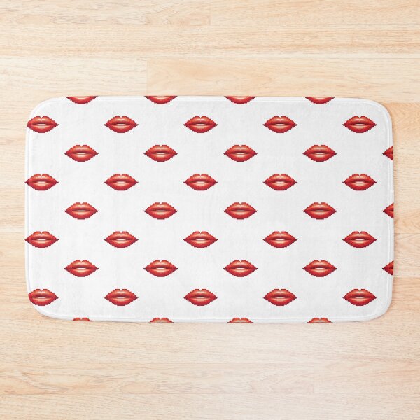 Item preview, Red lip, Pixel 8 bit, woman mouth designed and sold by Wissanu Mushtaprate.