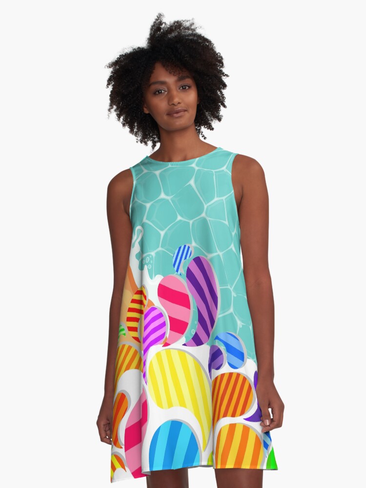 Thumbnail 1 of 4, A-Line Dress, TW2US Summer Beach designed and sold by tw2us.