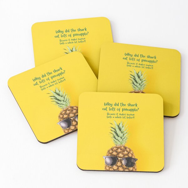Item preview, Pineapple and Shark Humour designed and sold by Jools-57.