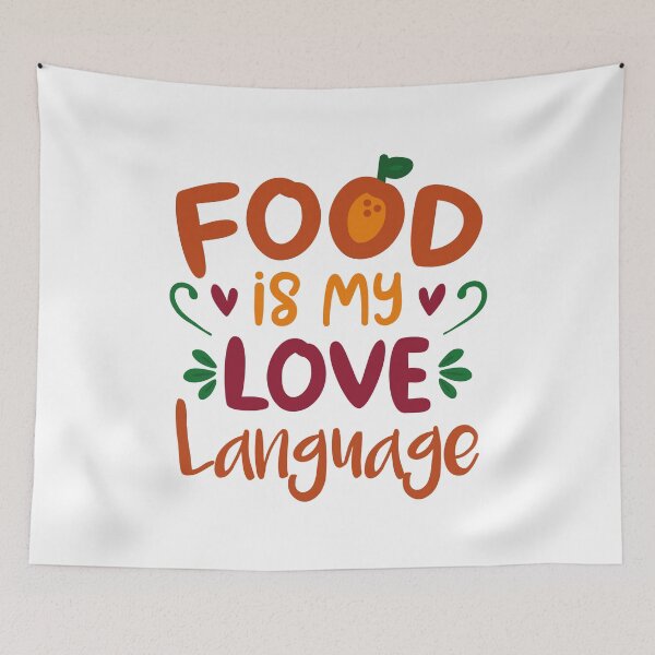 Item preview, Food Is My Love Language (Colors) designed and sold by FilipeFerreira.