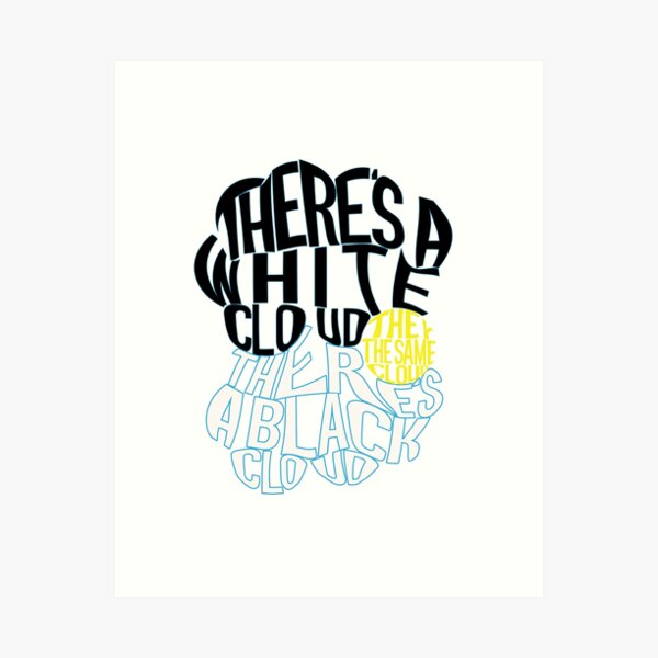 Item preview, TFIOS Clouds (White/Black Items) designed and sold by saycheese14.