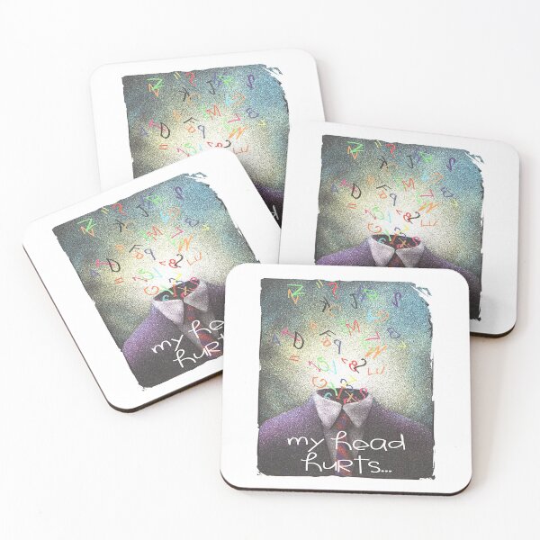 Item preview, My Head Hurts Fun Digital Art designed and sold by buyroylm.