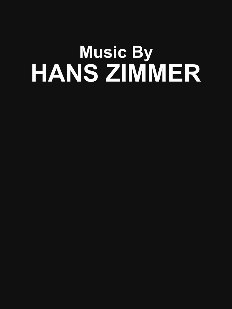 Discover Musique De Hans Zimmer T-Shirt