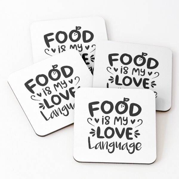 Item preview, Food Is My Love Language (Black) designed and sold by FilipeFerreira.